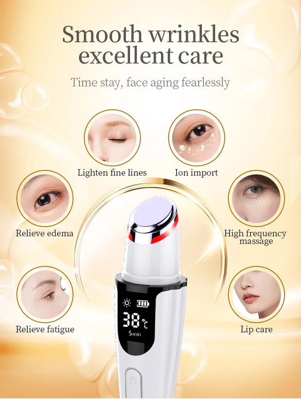 Heating Eye Massager – Reduce Dark Circles & Smooth Wrinkles