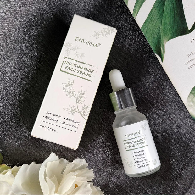 ENVISHA Vitamin C & Collagen Face Serum – Hyaluronic Acid + Retinol Anti-Aging Whitening Serum (15ml)