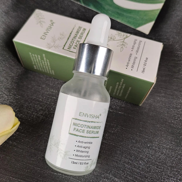 ENVISHA Vitamin C & Collagen Face Serum – Hyaluronic Acid + Retinol Anti-Aging Whitening Serum (15ml)