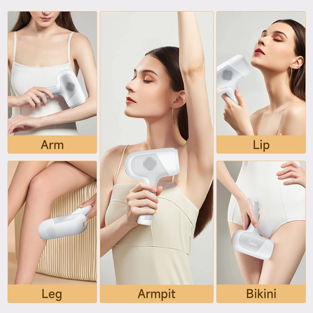 Ice Cooling IPL Hair Removal Device – Smooth, Hair-Free Skin at Home