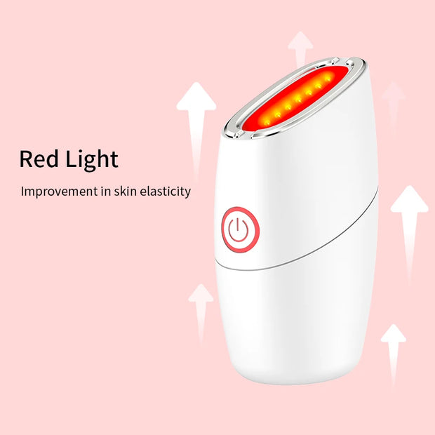 LED Photon Face Beauty Device – EMS, Vibration & 3-Color Light Therapy