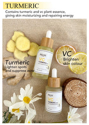AILKE Turmeric Vitamin C Skin Care Set – Organic Anti-Acne, Whitening & Hydrating Korean Facial Products