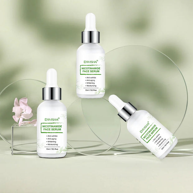 ENVISHA Vitamin C & Collagen Face Serum – Hyaluronic Acid + Retinol Anti-Aging Whitening Serum (15ml)
