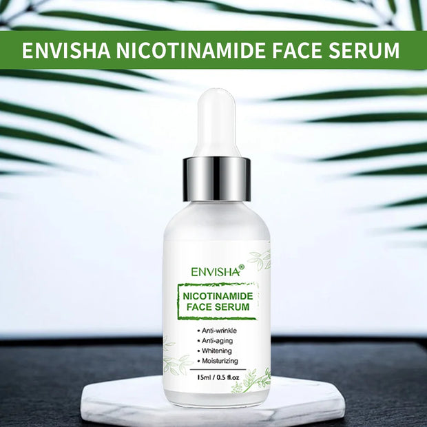 ENVISHA Vitamin C & Collagen Face Serum – Hyaluronic Acid + Retinol Anti-Aging Whitening Serum (15ml)