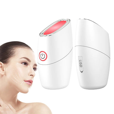 LED Photon Face Beauty Device – EMS, Vibration & 3-Color Light Therapy
