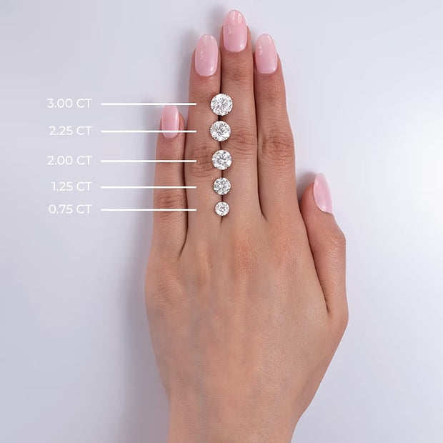 AGI Certified 2.00 CTW Lab Grown Diamond Stud Earrings | G Color VS Clarity