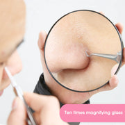 Multi-Size Magnifying Makeup Mirror – Portable Suction Cup Design | High Magnification for Skincare & Beauty