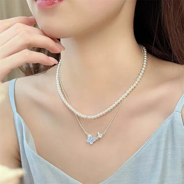 Elegant Butterfly Jewelry Set