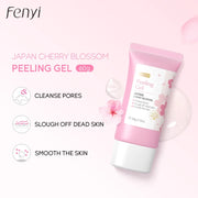 FENYI Sakura Exfoliating Gel – Deep Cleansing, Whitening & Moisturizing Facial Scrub