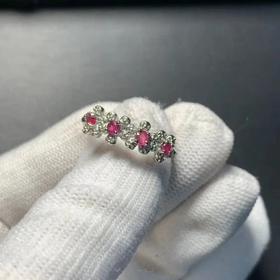 Natural Ruby Ring Adjustable  Ring