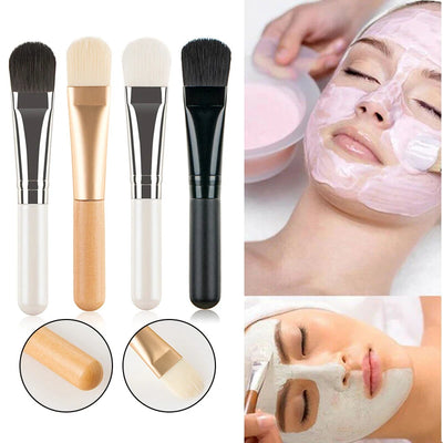Face Mask & Makeup Brush – Flat Soft Hair Applicator