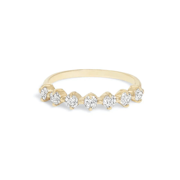 Minimalist Gold Cubic Zirconia Stacking Ring – Elegant Jewelry for Women