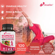 Women’s Multivitamin & Multimineral Supplement – Magnesium, Biotin, Calcium, Zinc & Selenium | Supports Joints, Skin & Nails