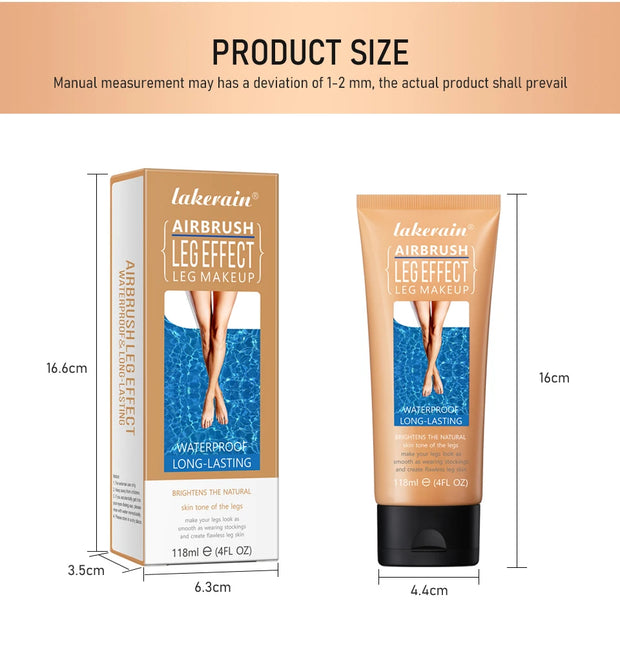 Flawless Legs Concealer Cream – Waterproof 3-Color Body Foundation