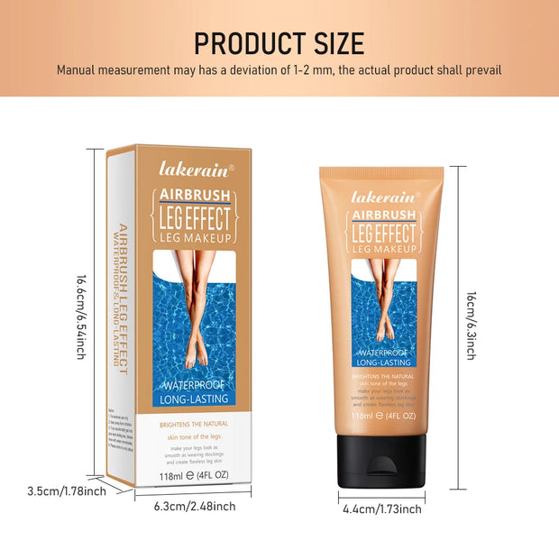 Flawless Legs Concealer Cream – Waterproof 3-Color Body Foundation