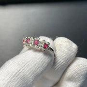 Natural Ruby Ring Adjustable  Ring