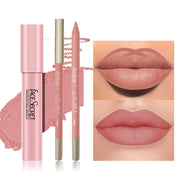 Matte Lipliner & Lipstick Set – Waterproof, Long-Lasting Soft Matte Lip Makeup | FACESECRET