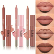 Matte Lipliner & Lipstick Set – Waterproof, Long-Lasting Soft Matte Lip Makeup | FACESECRET