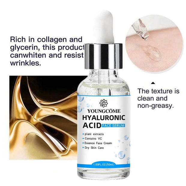 Hyaluronic Acid Facial Essence – Deep Moisturizing Korean Face Serum (30ml / 50ml)