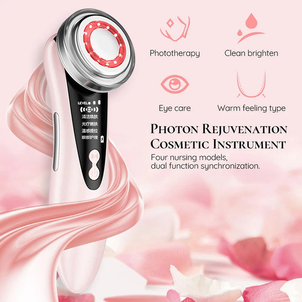 Ultrasonic Face Massager – Anti-Aging Beauty Device for Radiant, Youthful Skin