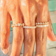 Minimalist Gold Cubic Zirconia Stacking Ring – Elegant Jewelry for Women