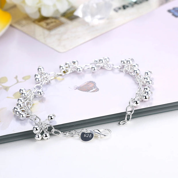 925 Sterling Silver Beaded Jewelry Set
