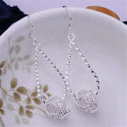 Elegant 925 sterling Silver Drop Earrings