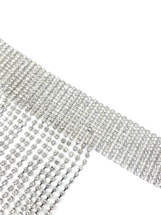 Sexy Rhinestone Tassel Necklace – Nightclub & Party Jewelry for Women