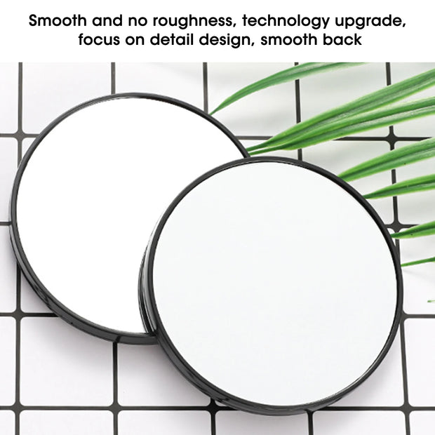 Multi-Size Magnifying Makeup Mirror – Portable Suction Cup Design | High Magnification for Skincare & Beauty