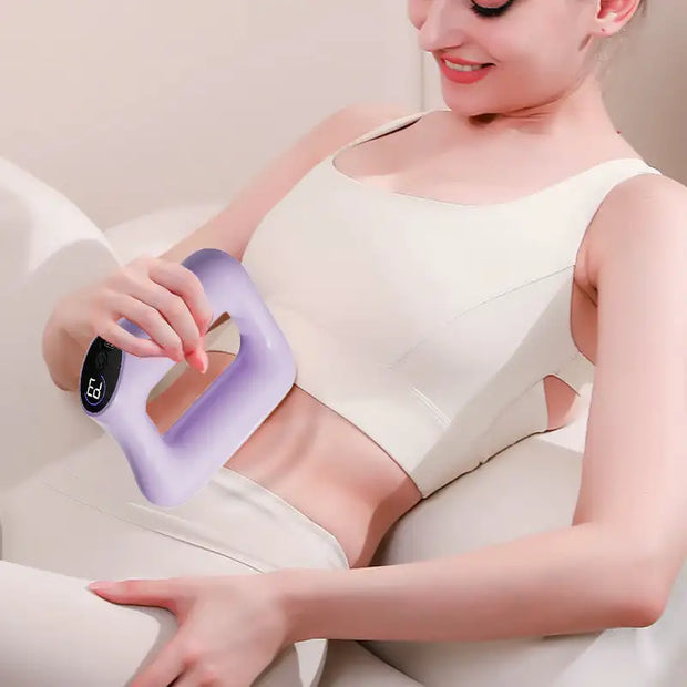 Full-Body Fascia Ring Massager – Deep Tissue Vibration Fitness Tool for Fat Burning & Muscle Relaxation