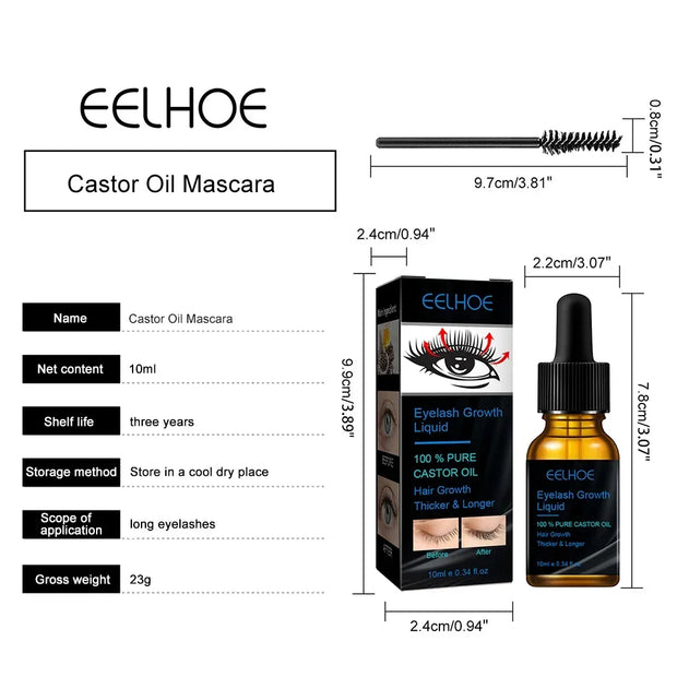 Fast Growth Eyelash & Eyebrow Serum – Natural Thick & Long Lashes