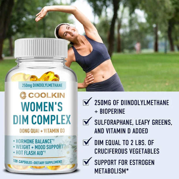 DIM Supplement for Women – Supports Estrogen Balance, Menopause Relief & Metabolism Boost
