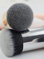 Luxury Mushroom Foundation Brush – Flawless BB Cream & Liquid Makeup Applicator with Ultra-Soft Fiber Bristles, Portable & Skin-Friendly