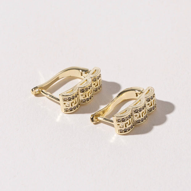 Gorgeous Gold Jewelry Set: Necklace, Bracelet, Ring & Earrings Combo