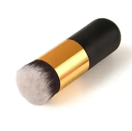 Luxury Mushroom Foundation Brush – Flawless BB Cream & Liquid Makeup Applicator with Ultra-Soft Fiber Bristles, Portable & Skin-Friendly