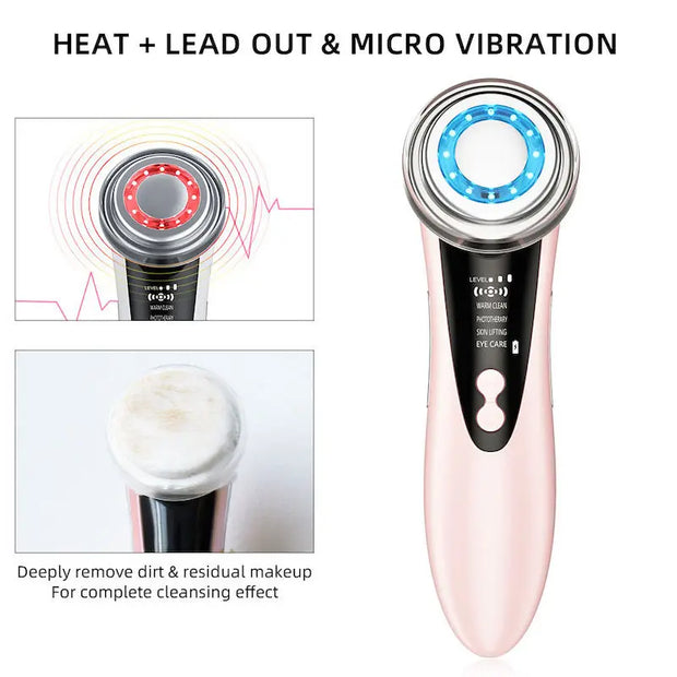 Ultrasonic Face Massager – Anti-Aging Beauty Device for Radiant, Youthful Skin