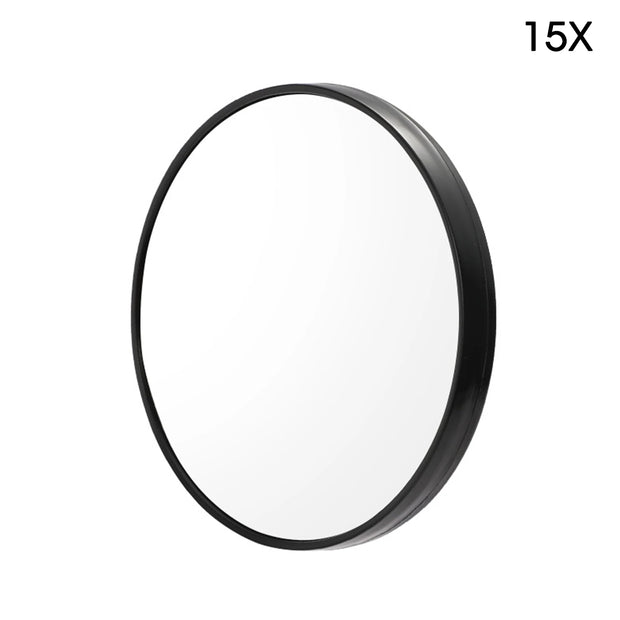 Multi-Size Magnifying Makeup Mirror – Portable Suction Cup Design | High Magnification for Skincare & Beauty