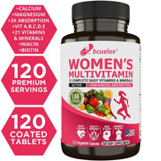Women’s Multivitamin & Multimineral Supplement – Magnesium, Biotin, Calcium, Zinc & Selenium | Supports Joints, Skin & Nails