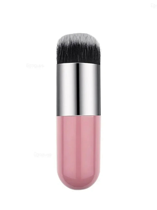 Luxury Mushroom Foundation Brush – Flawless BB Cream & Liquid Makeup Applicator with Ultra-Soft Fiber Bristles, Portable & Skin-Friendly