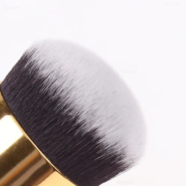 Luxury Mushroom Foundation Brush – Flawless BB Cream & Liquid Makeup Applicator with Ultra-Soft Fiber Bristles, Portable & Skin-Friendly