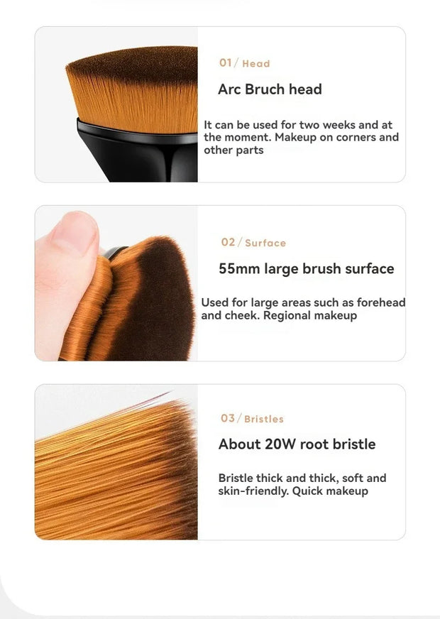 Magic Liquid Foundation & BB Cream Makeup Brush – Flawless, No-Trace Finish
