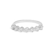Minimalist Gold Cubic Zirconia Stacking Ring – Elegant Jewelry for Women