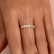 Minimalist Gold Cubic Zirconia Stacking Ring – Elegant Jewelry for Women