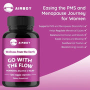 Female Hormone Balance Supplement – Supports Estrogen Metabolism, Menopause Relief & Mood Improvement