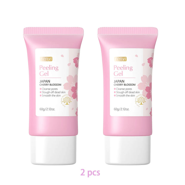 FENYI Sakura Exfoliating Gel – Deep Cleansing, Whitening & Moisturizing Facial Scrub