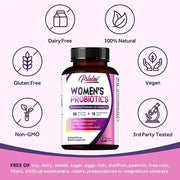 Women’s Probiotic Supplement – 50 Billion CFUs with Cranberry & Prebiotics | Supports Digestion, Immunity & Vaginal Health
