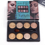 12-Color Matte Makeup Palette – Waterproof Foundation & Contour Kit | Long-Lasting Natural Finish