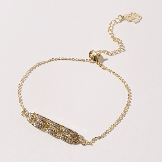 Gorgeous Gold Jewelry Set: Necklace, Bracelet, Ring & Earrings Combo