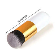 Luxury Mushroom Foundation Brush – Flawless BB Cream & Liquid Makeup Applicator with Ultra-Soft Fiber Bristles, Portable & Skin-Friendly