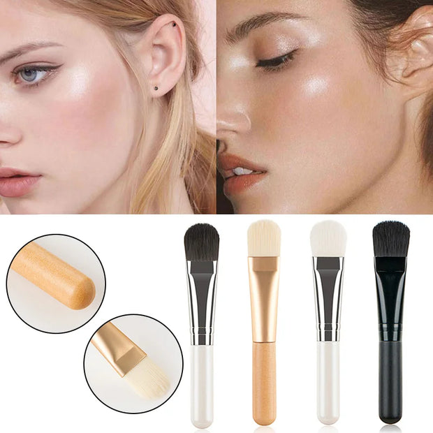 Face Mask & Makeup Brush – Flat Soft Hair Applicator